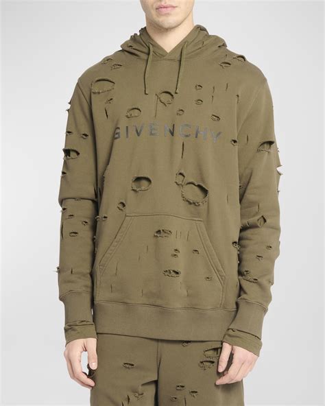 givenchy jumpsuit men|givenchy men's destroyed hoodie.